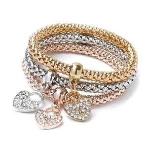NWOT Listing is for 1 heart bracelet- choice of rose gold, silver or gold